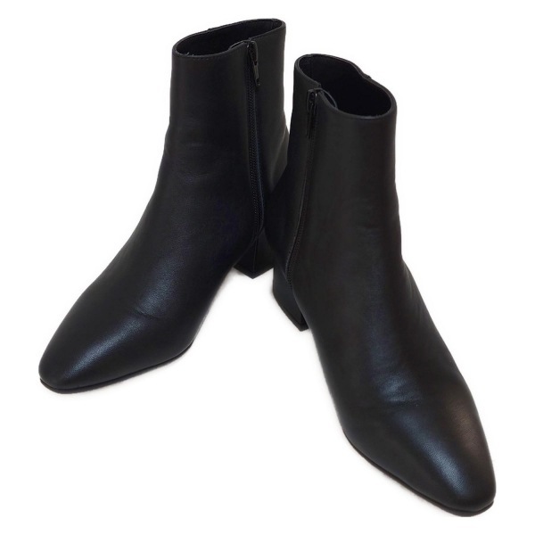 ダイアナ DIANA ショートブーツ 22 1/2 - レザー 黒 レディース 靴_画像2