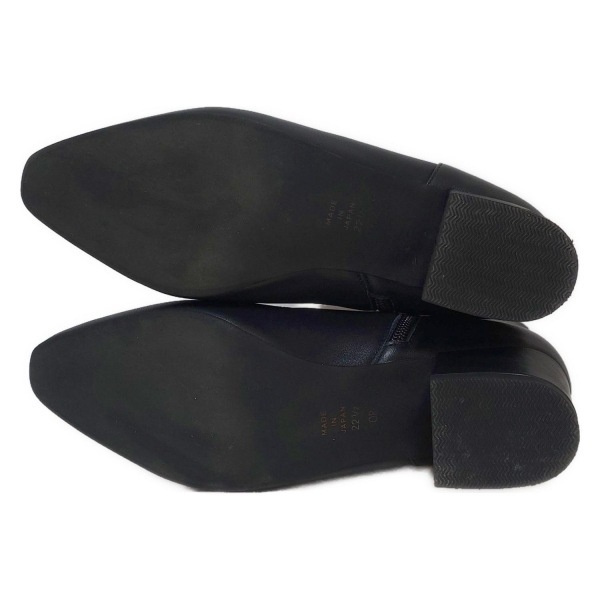 ダイアナ DIANA ショートブーツ 22 1/2 - レザー 黒 レディース 靴_画像4