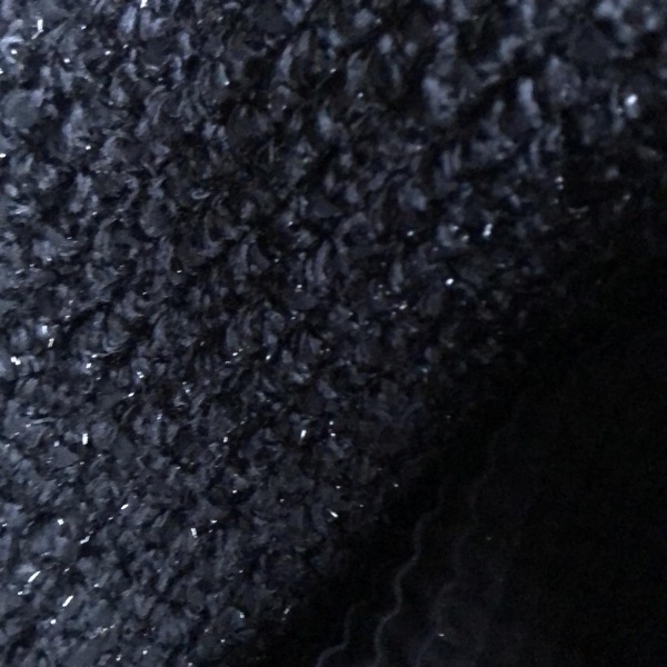 ミー/イッセイミヤケ me ISSEY MIYAKE 長袖シャツブラウス - 黒 レディース ラメ/プリーツ トップス_画像6