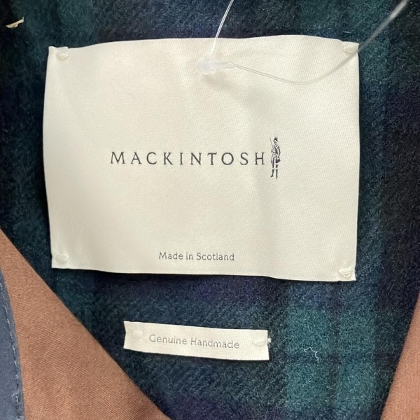 マッキントッシュ MACKINTOSH サイズ6 M - ダークネイビー×ブラウン レディース 長袖/春/秋 コート_画像3