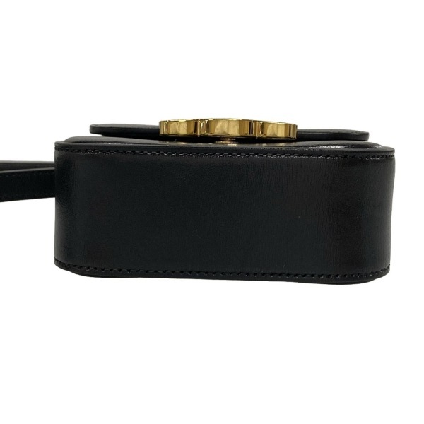 セリーヌ CELINE ショルダーバッグ トリオンフ/ミニクロード レザー 黒 ミニバッグ バッグ_画像5