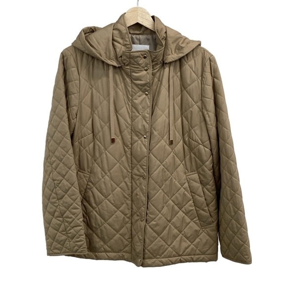 ジユウク 自由区/jiyuku ブルゾン サイズ42 L - ベージュ レディース 長袖/UNFILO/キルティング/中綿/秋/冬 美品 ジャケット_画像1