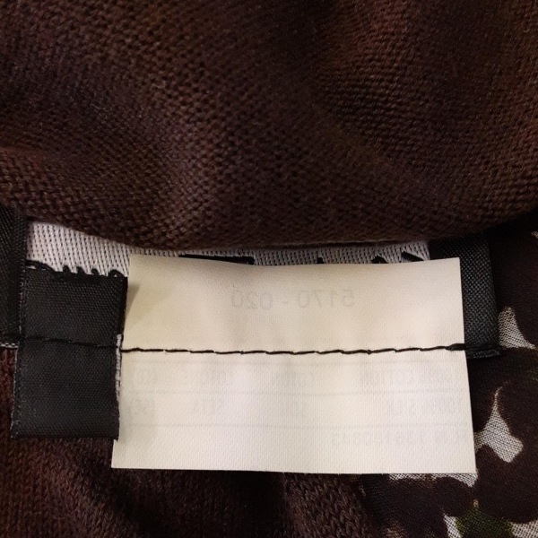 Salvatore Ferragamo FERRAGAMO/SalvatoreFerragamo кардиган размер M - темно-коричневый × темный желтый × мульти- женский длинный рукав