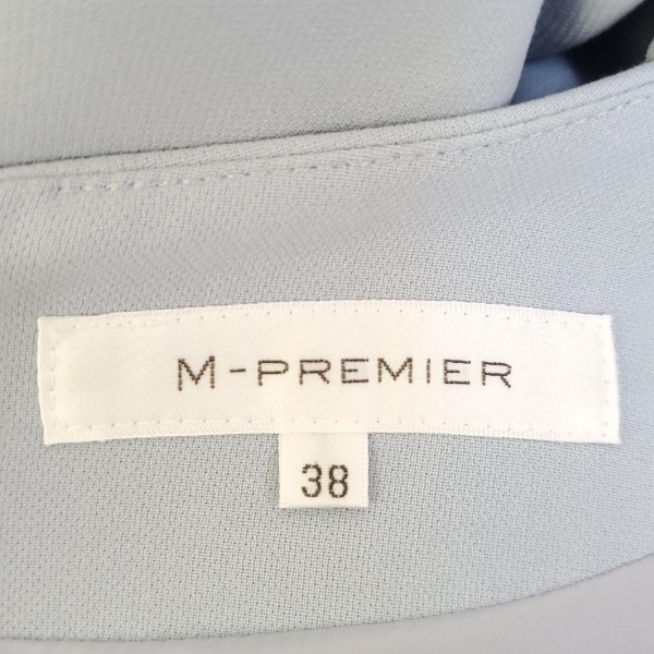 エムプルミエ M-PREMIER サイズ38 M - ライトブルー レディース 長袖/ロング 美品 ワンピース_画像3