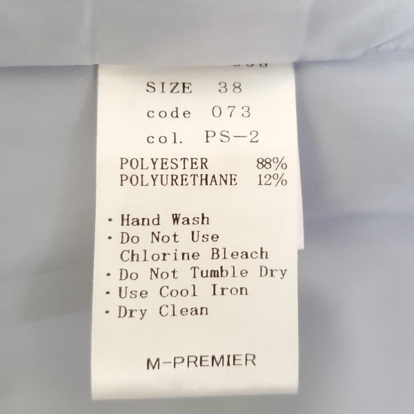 エムプルミエ M-PREMIER サイズ38 M - ライトブルー レディース 長袖/ロング 美品 ワンピース_画像4