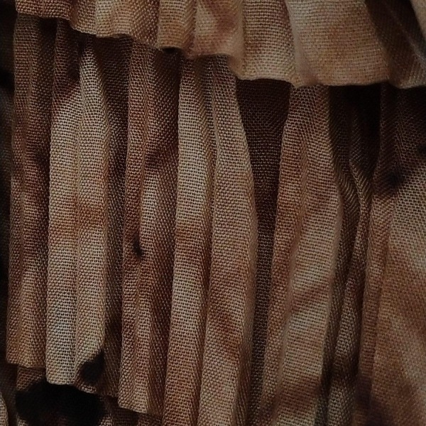 イッセイミヤケ ISSEYMIYAKE ノースリーブシャツブラウス サイズ2 M - ベージュ×ブラウン×黒 レディース プリーツ 美品 トップス_画像6