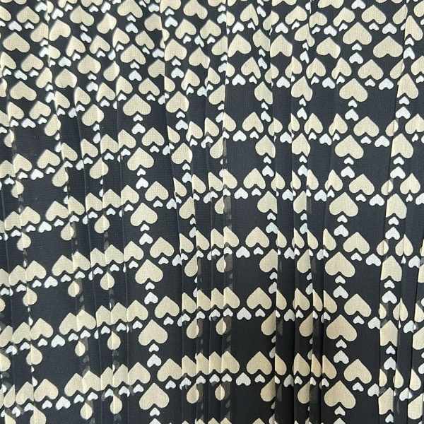 レリアン Leilian スカートセットアップ - 黒×ベージュ×白 レディース ハート/プリーツ レディーススーツ_画像8