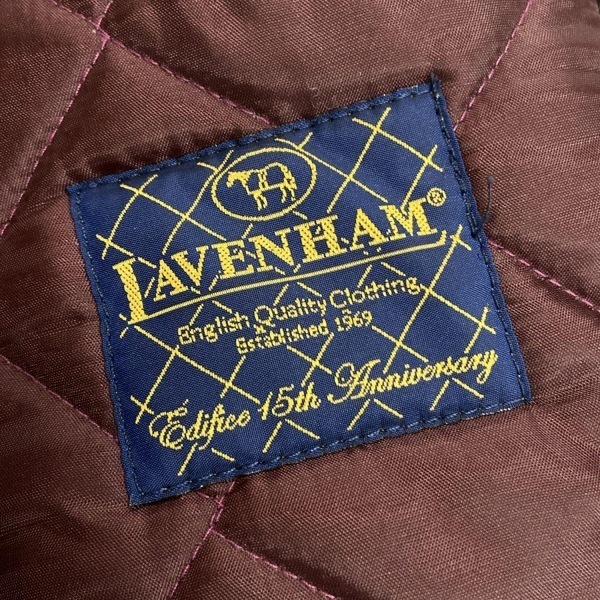 ラベンハム LAVENHAM ブルゾン サイズ38 M - ダークグレー メンズ 長袖/中綿/秋/冬 美品 ジャケット_画像3