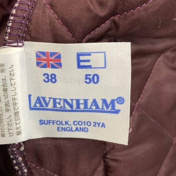 ラベンハム LAVENHAM ブルゾン サイズ38 M - ダークグレー メンズ 長袖/中綿/秋/冬 美品 ジャケット_画像4