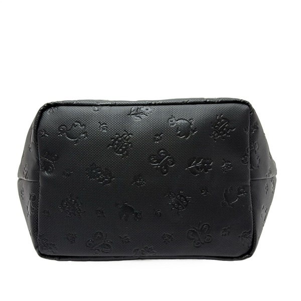 Feiler FEILER большая сумка - чёрный type вдавлено . обработка / цветок ( цветок )/ бабочка ( бабочка ) сумка