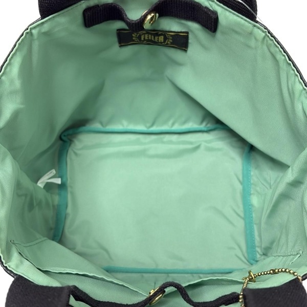 Feiler FEILER большая сумка - чёрный type вдавлено . обработка / цветок ( цветок )/ бабочка ( бабочка ) сумка