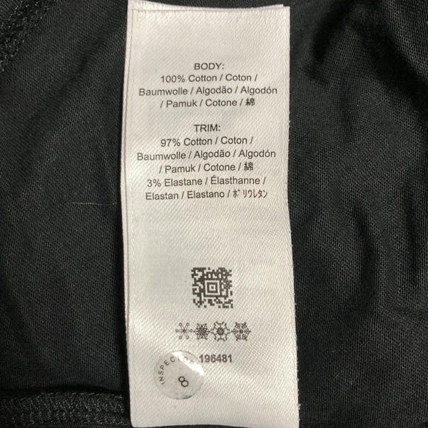  Fred Perry FRED PERRY короткий рукав футболка размер XL чёрный мужской tops 