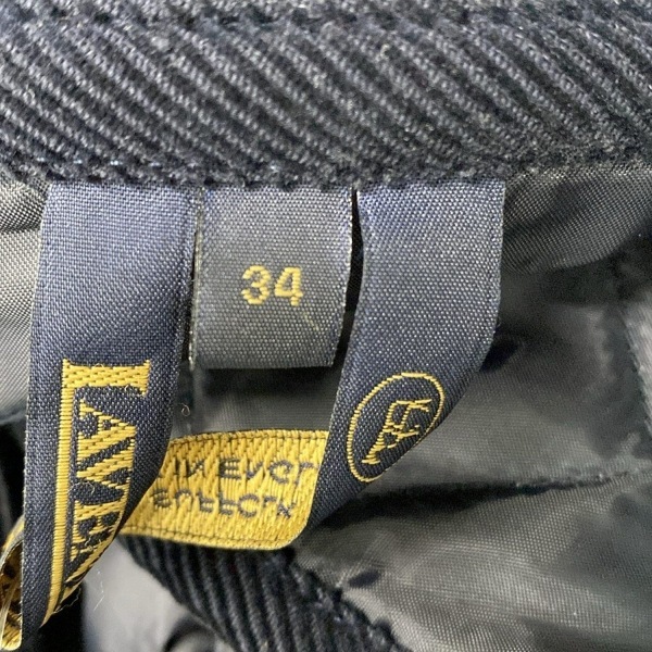 ラベンハム LAVENHAM ブルゾン サイズ34 S ネイビー メンズ 中綿/冬物/キルティング ジャケット_画像5