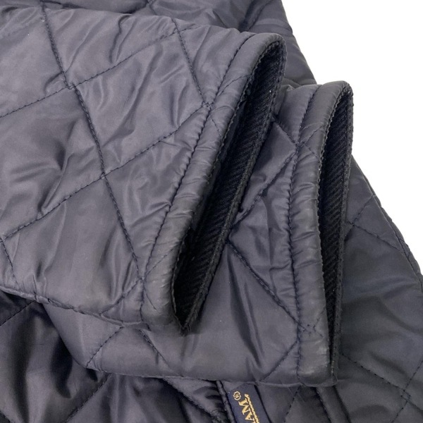 ラベンハム LAVENHAM ブルゾン サイズ34 S ネイビー メンズ 中綿/冬物/キルティング ジャケット_画像6
