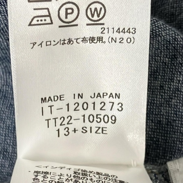 レリアン Leilian ブルゾン サイズ13 L - ネイビー レディース 長袖/デニム/ジップアップ/春/秋 ジャケット_画像5