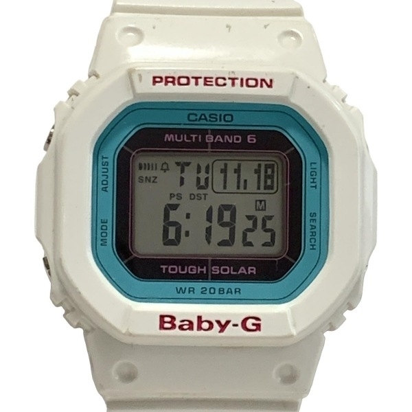 CASIO(カシオ) 腕時計 Baby-G BGD-5000 レディース タフソーラー/電波 ライトブルー×黒_画像1