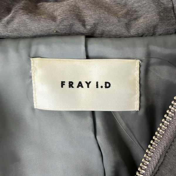 フレイアイディー FRAY I.D ダウンコート サイズ0 XS - グレー レディース 長袖/フォックス/ファー取り外し可/冬 コート_画像3