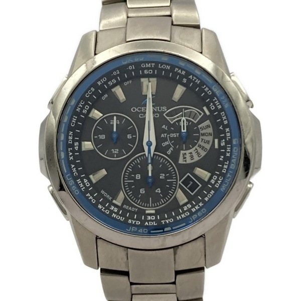 CASIO(カシオ) 腕時計 OCEANUS(オシアナス) 0CW-M700 メンズ クロノグラフ/タフソーラー/MULTIBAND5 シルバー_画像1