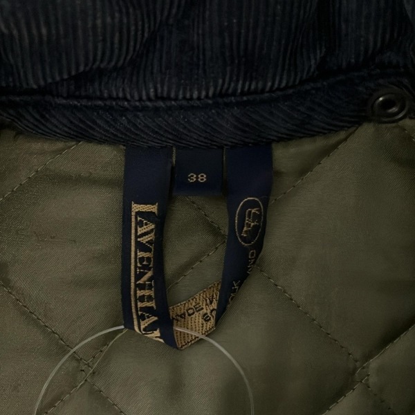 ラベンハム LAVENHAM サイズ38 M - ネイビー メンズ 長袖/中綿/秋/冬 コート_画像3