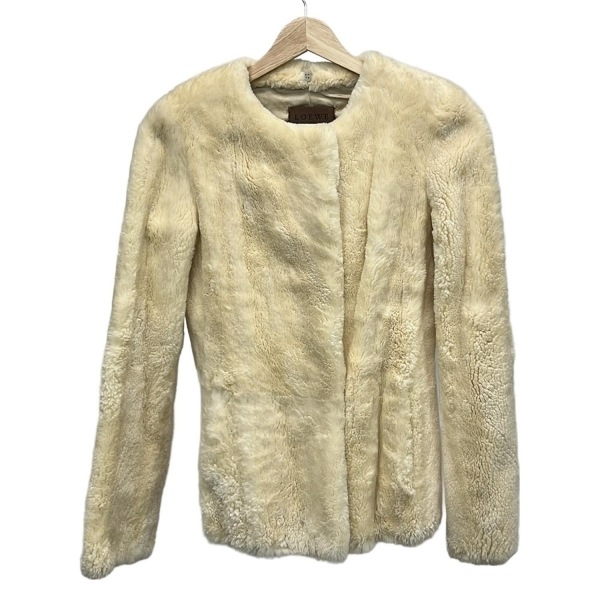 ロエベ LOEWE サイズ34 S - アイボリー レディース 長袖/冬 美品 コート_画像1