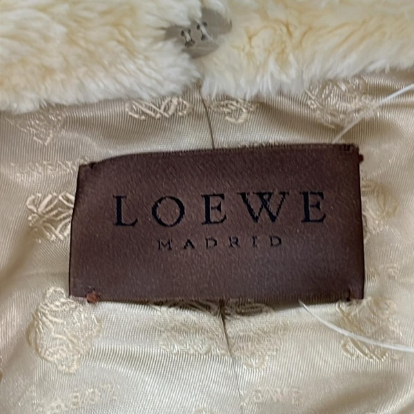 ロエベ LOEWE サイズ34 S - アイボリー レディース 長袖/冬 美品 コート_画像3
