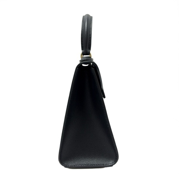 カルボッティ Carbotti ハンドバッグ - レザー 黒 美品 バッグ_画像2