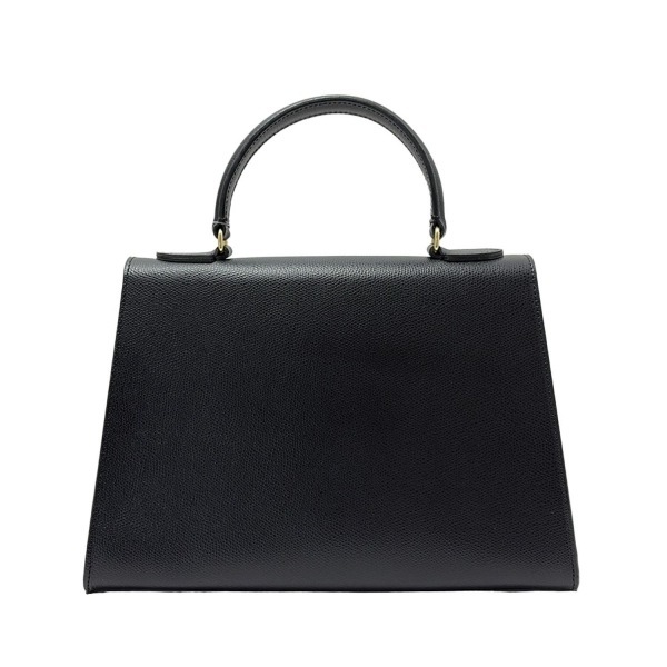 カルボッティ Carbotti ハンドバッグ - レザー 黒 美品 バッグ_画像3