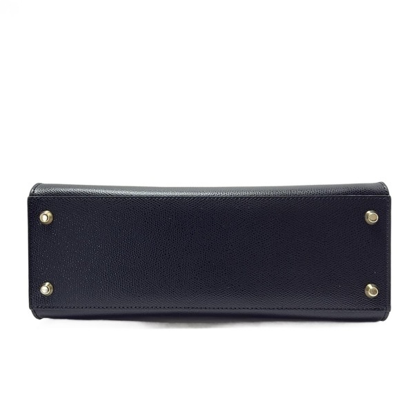 カルボッティ Carbotti ハンドバッグ - レザー 黒 美品 バッグ_画像4