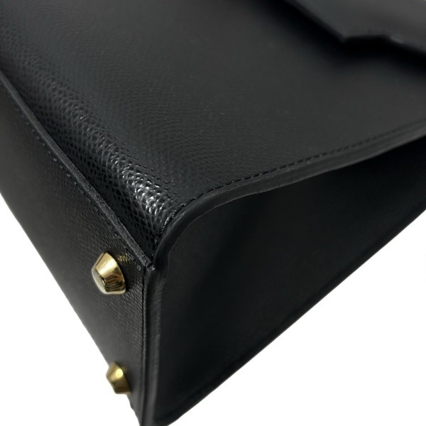 カルボッティ Carbotti ハンドバッグ - レザー 黒 美品 バッグ_画像5