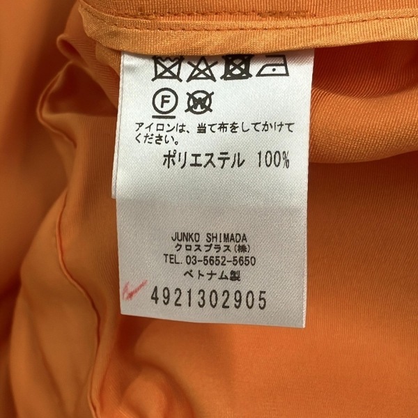 49アベニュージュンコシマダ 49av.Junko Shimada サイズ38 M - オレンジ レディース 長袖/春/秋 美品 コート_画像4