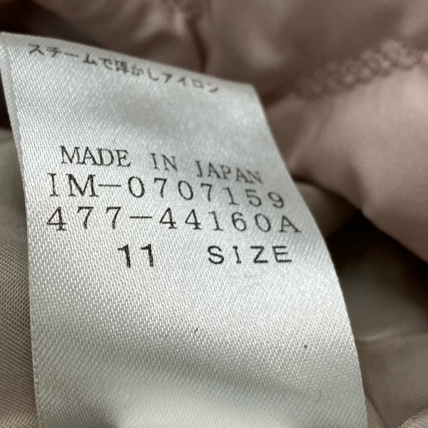 レリアン Leilian サイズ11 M - ライトピンク レディース 長袖/キルティング/ジップアップ/中綿/春/秋 美品 コート_画像5