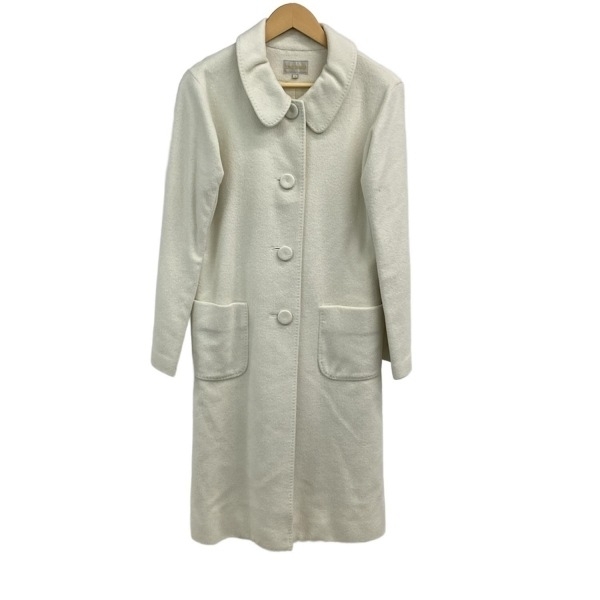 ジュンコシマダ JUNKO SHIMADA サイズ9 M - 白 レディース 長袖/冬 コート_画像1