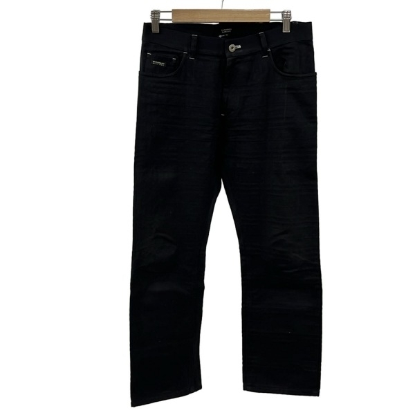 バーバリーブラックレーベル Burberry Black Label パンツ サイズ73 - 黒 メンズ フルレングス/チェック柄 ボトムス_画像1