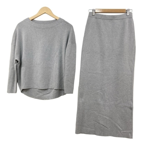 ボールジー BALLSEY スカートセットアップ - ライトグレー レディース 美品 レディーススーツ_画像1