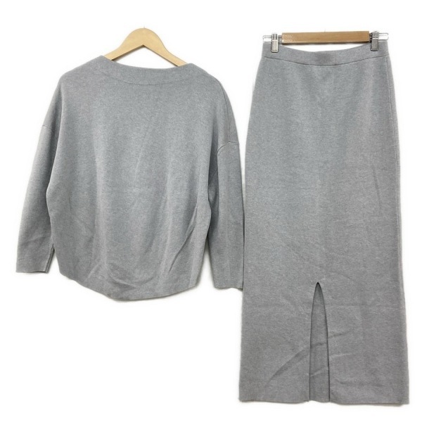 ボールジー BALLSEY スカートセットアップ - ライトグレー レディース 美品 レディーススーツ_画像2