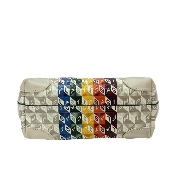 アニヤハインドマーチ Anya Hindmarch ハンドバッグ - レザー ベージュ×マルチ バッグ_画像4