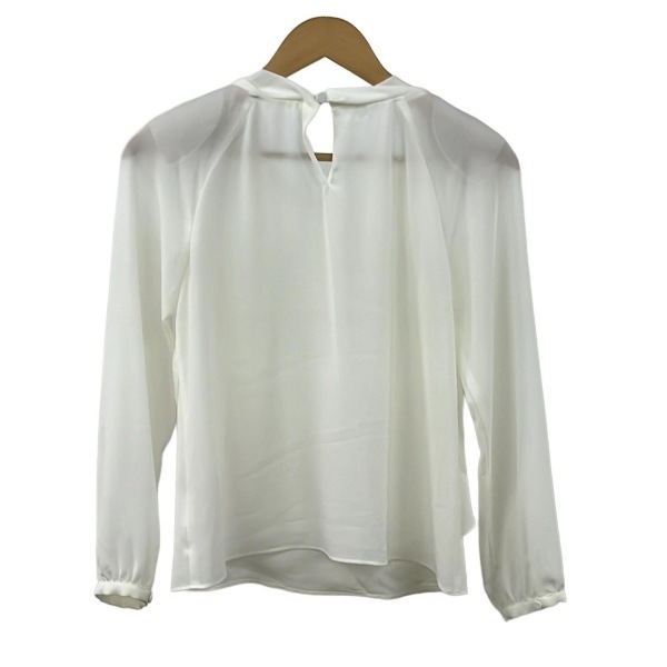 ユキトリイ YUKITORII 長袖シャツブラウス サイズ38 M - アイボリー レディース フリル/プルオーバー 美品 トップス_画像2