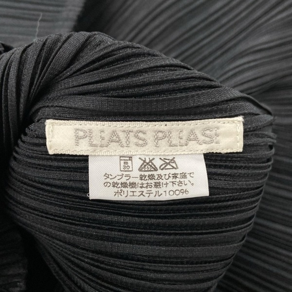 プリーツプリーズ PLEATS PLEASE 長袖シャツブラウス サイズ3 L - 黒 レディース プリーツ トップス_画像3