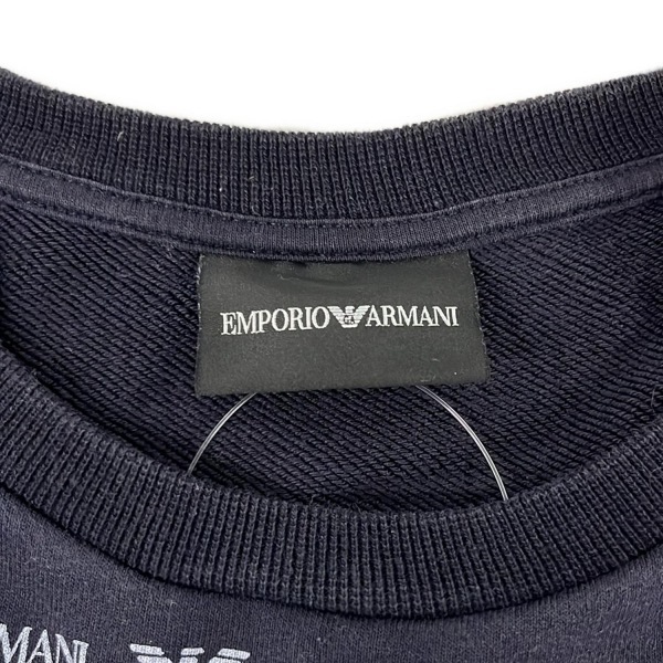 エンポリオアルマーニ EMPORIOARMANI トレーナー サイズL - 黒×グレー メンズ 長袖 トップス_画像3