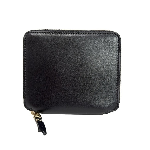 コムデギャルソン COMMEdesGARCONS 2つ折り財布/ミニ/コンパクト - レザー 黒 財布_画像1