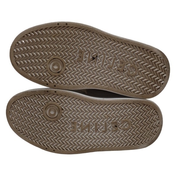 セリーヌ CELINE スニーカー 36 RI0263 ブロックスニーカー レザー 白 レディース ウェッジソール 靴_画像4