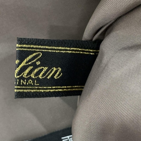 レリアン Leilian サイズ17＋ XL - ライトパープル×ダークブラウン×マルチ レディース クルーネック/長袖/ひざ丈/ペイズリー柄/G.BINDA_画像4