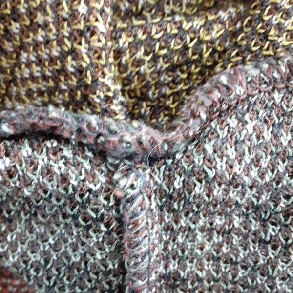 ミッソーニスポーツ MISSONI SPORT 長袖セーター/ニット イエロー×グリーン×マルチ メンズ 美品 トップス_画像8