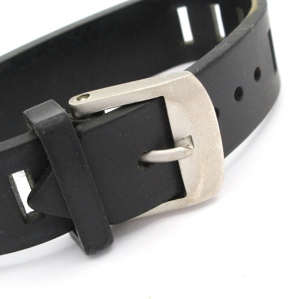 シャネル CHANEL ブレスレット 黒×白×シルバー 99P アクセサリー（腕）_画像4