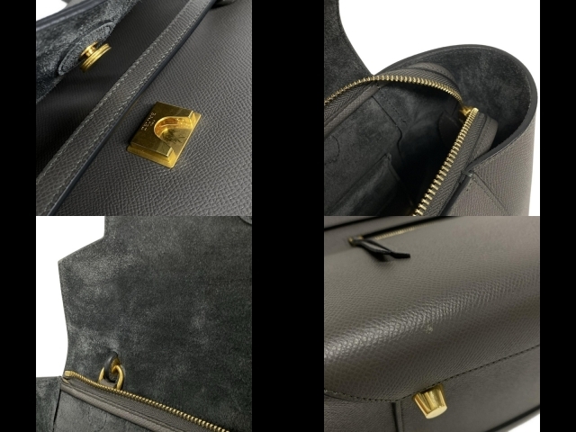 セリーヌ CELINE ハンドバッグ ベルトバッグミニ グレー 美品 バッグ_画像10