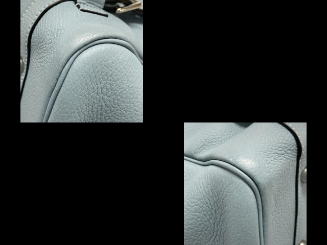 エルメス HERMES ハンドバッグ ピュールサングル31 シエル シルバー金具 □M バッグ_画像7