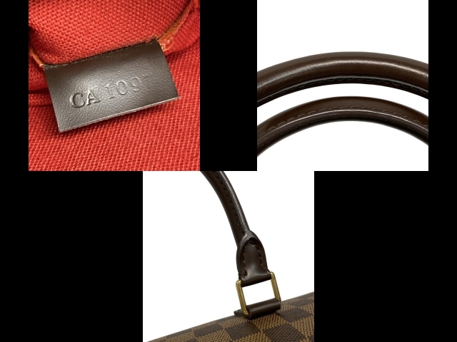 ルイヴィトン LOUIS VUITTON ハンドバッグ N41434 リベラMM エベヌ CA1097 美品 バッグ ダミエ_画像9