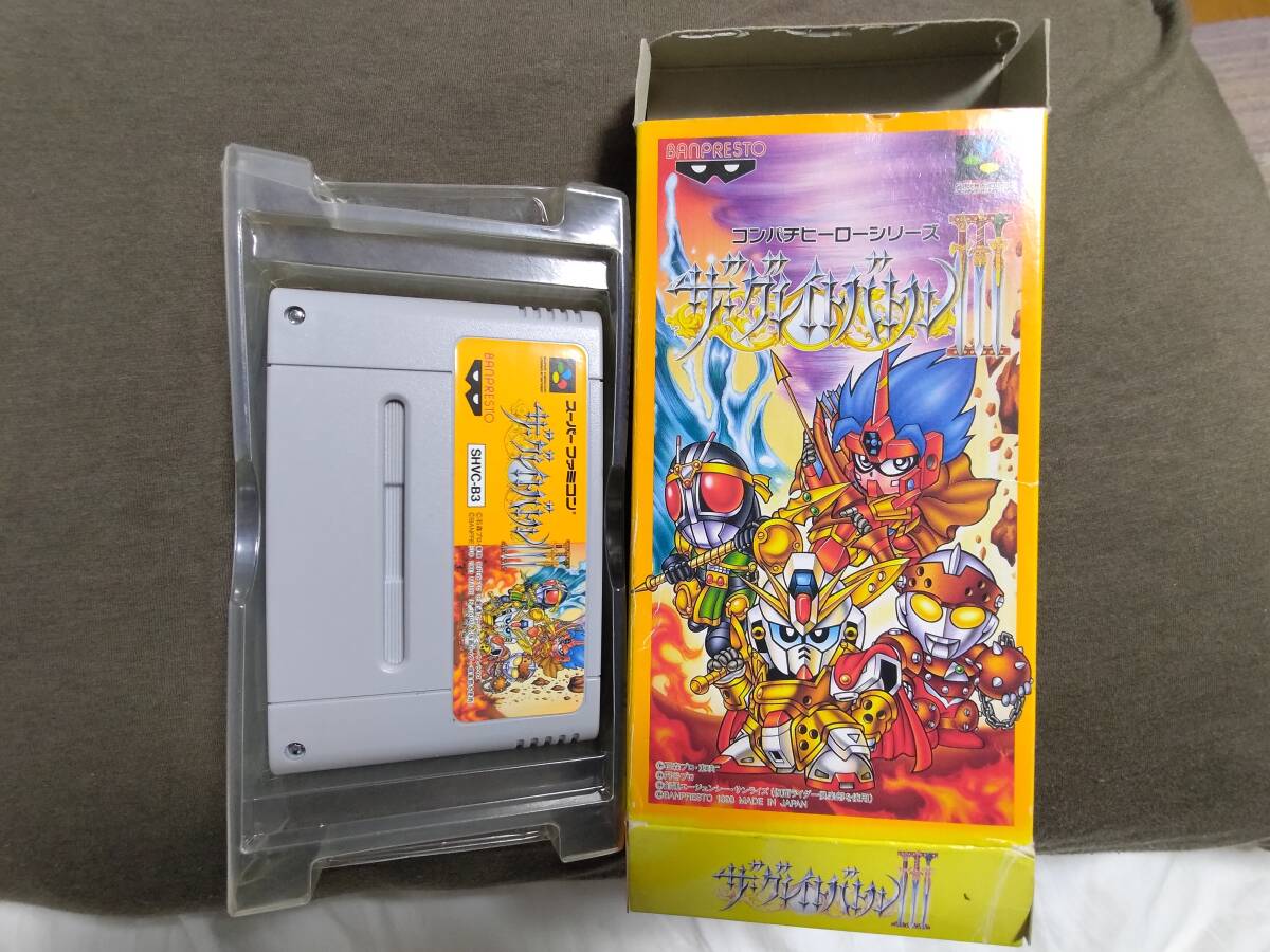 SFC「ザ・グレイトバトルⅢ」箱・説明書付き　バンプレスト_画像7