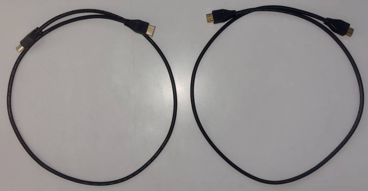 即決200円 中古品 CANARE HIGH SPEED HDMI CABLE 90cm ×2本_画像3
