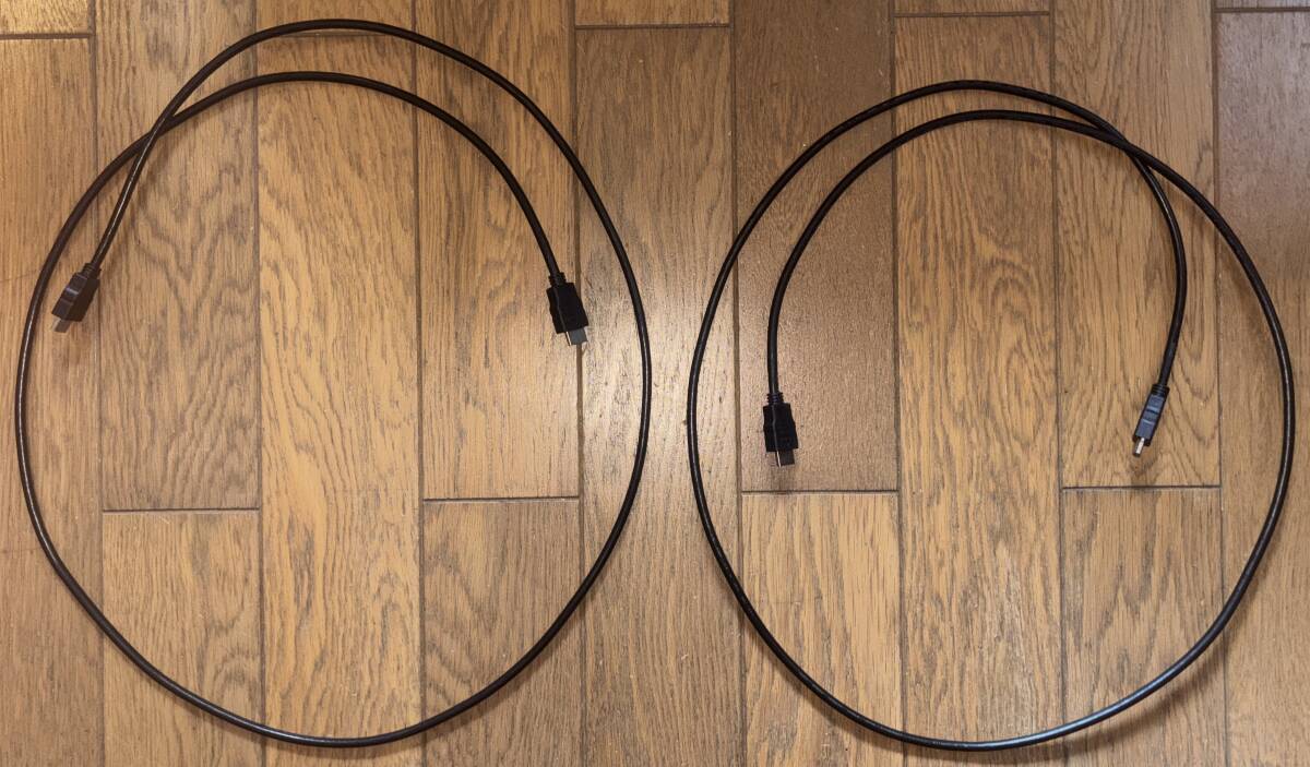 即決200円 中古品 HIGH SPEED HDMI CABLE 1.7m ×2本_画像3